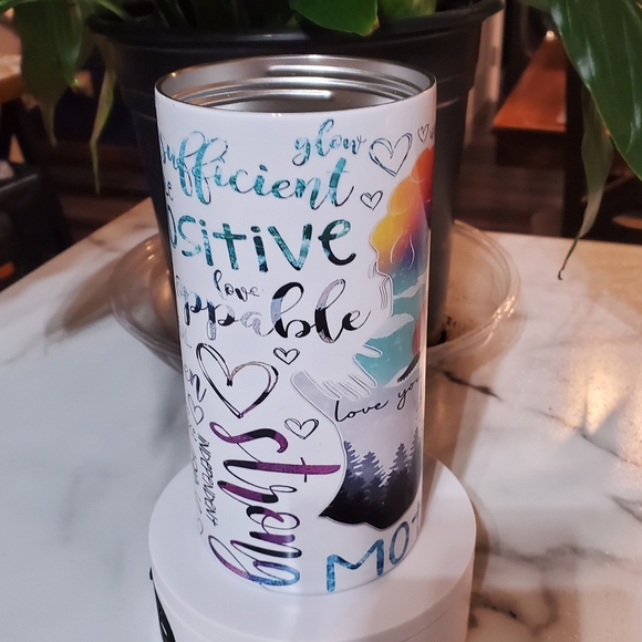 Love Yourself Motivational 4 in 1 Can Cooler 14oz Tumbler 🎉sale - Picture 13 of 16